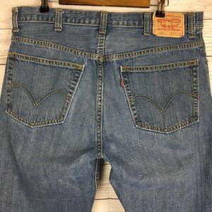 Levis 559 Mens Blue Jeans 38x30‎ Relaxed Straight Cotton Denim Zipper Fly